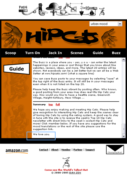 Hip Cats - Social Network ala 2000